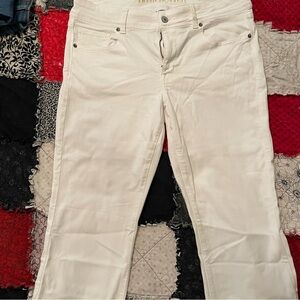 American Eagle Outfitters Cream Jeans Size 14 Women’s